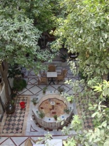 Vanished peacefulness of the Beit al Mamlouka courtyard, Damascus