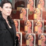 Outside Daunts, Marylebone, before the launch party of Star of the Morning